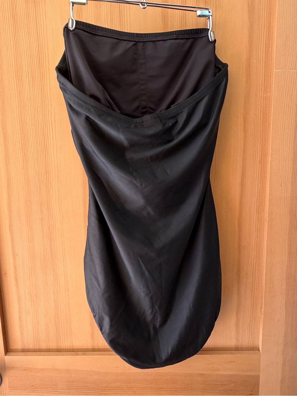 J. Crew Black Ruched One-Piece Swimsuit Size 12 - Picture 4 of 8
